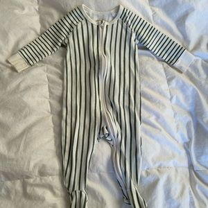 Pehr two-way zipper footie